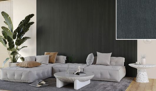 Slat Wall Panelling - FC 80 Midnight Oak (2440mm x 600mm)